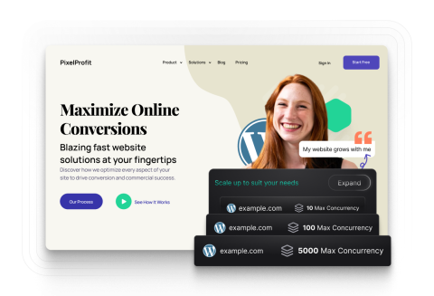Serverless - Scale up to suit your needs.
