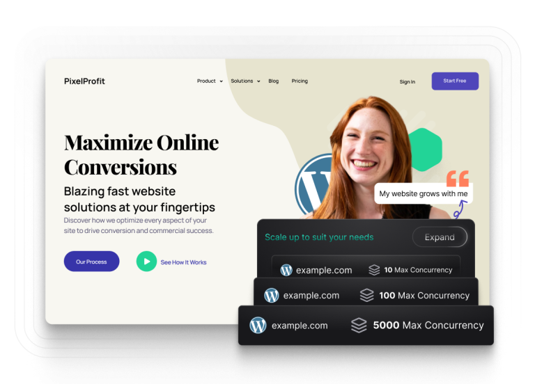 Serverless - Scale up to suit your needs.